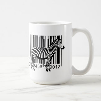 Mug Illustration de zèbre de code barres