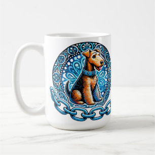 Mug Illustration décorative d'un chien terrier