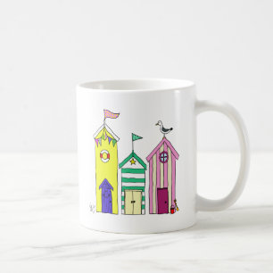 Mug Illustration des Beach Huts 1