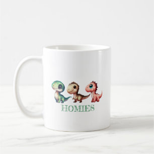 Mug Illustration des dinosaures de bébé mignons