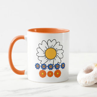 Mug Illustration des fleurs