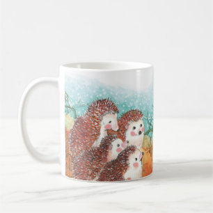 Mug Illustration des hérissons