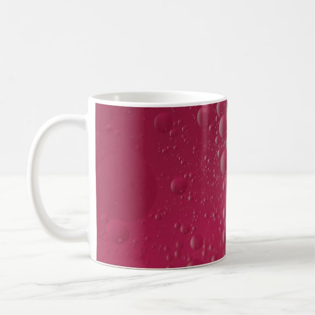 Mug Illustration des molécules rouges (Gauche)
