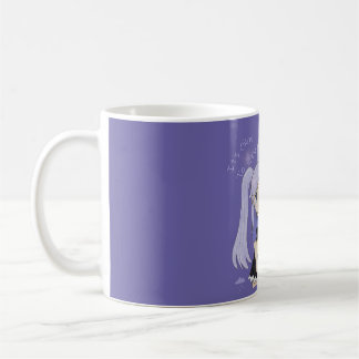 Mug Illustration dessinée à la main d'une fille triste