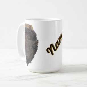 Mug Illustration détaillée d'une tête de bison américa