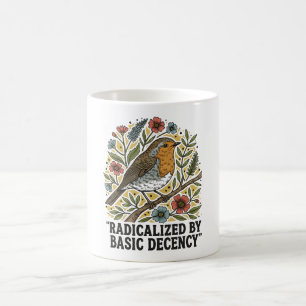 Mug Illustration d'oiseau d'art folklorique pour la ju