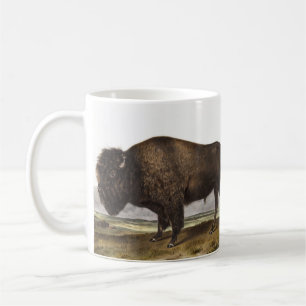 Mug Illustration du bison américain (Bos Americanus)