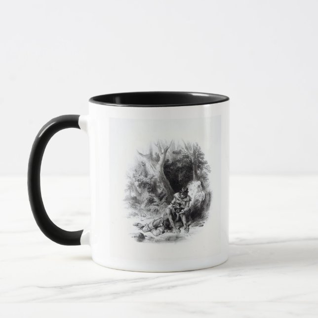 Mug Illustration 'du bout des Mohicans (Gauche)