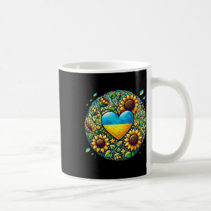 Mug Illustration du drapeau de l'Ukraine et de tournes