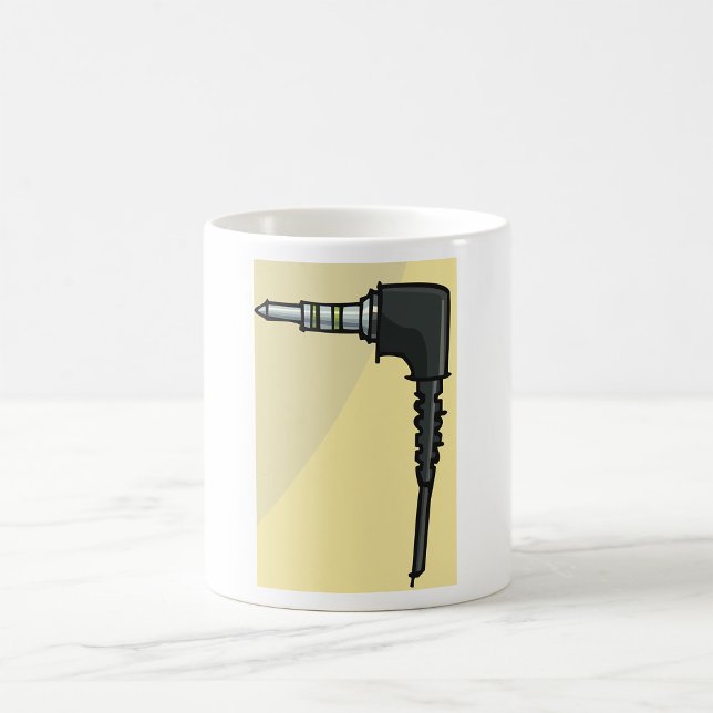 Mug Illustration du gadget technique du connecteur jac (Créateur téléchargé)