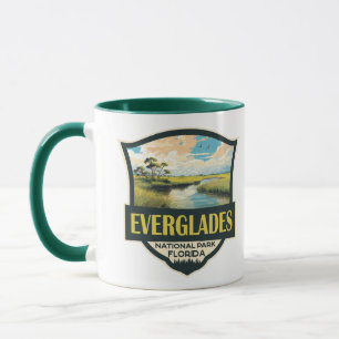 Mug Illustration du parc national des Everglades Art d