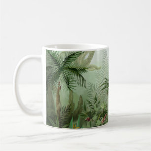 Mug Illustration du paysage botanique vintage tropical