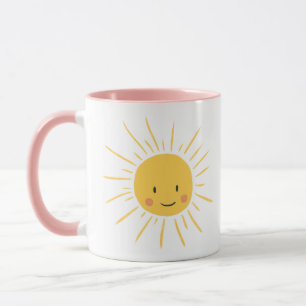 Mug Illustration du soleil du bon matin
