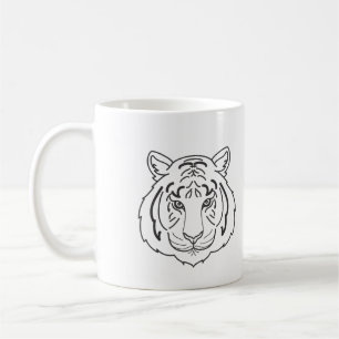Mug Illustration du tigre