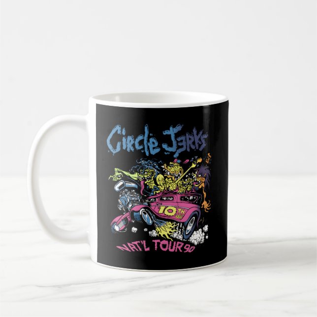 Mug Illustration du tour Circle Jerks 91 (Gauche)