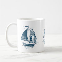 Illustration d'un bateau tribal nautique