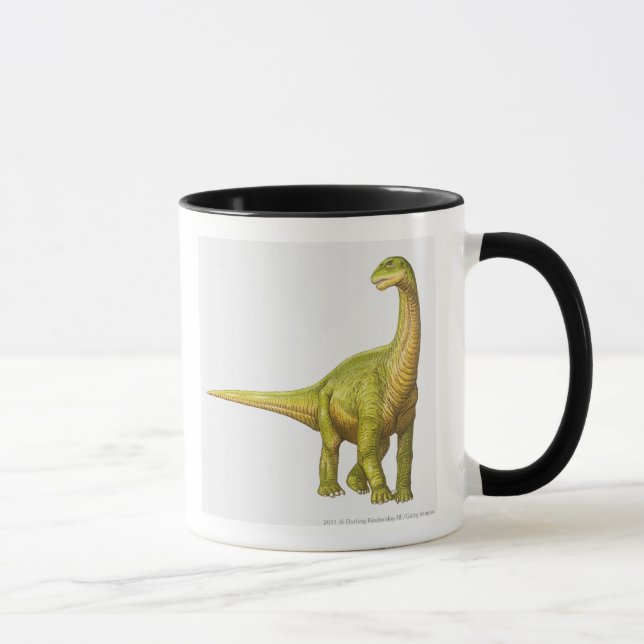Mug Illustration d'un Camarasaurus (Droite)