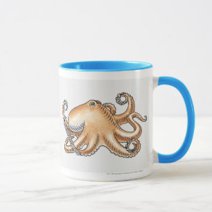 Mug Illustration d'un poulpe