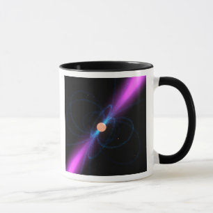 Mug Illustration d'un pulsar