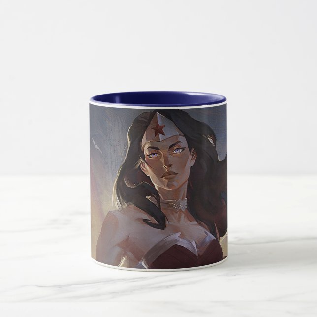 Mug Illustration d'une femme en crise infinie (Centre)
