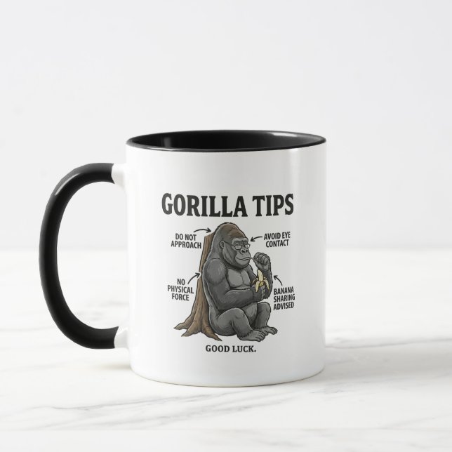 Mug Illustration d'une infographie sur les conseils de (Gauche)