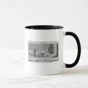 Mug Illustration en musique de feuille par Joseph