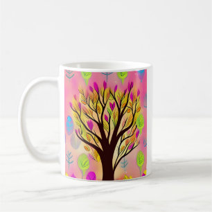 Mug Illustration et citation d'un bel arbre coloré
