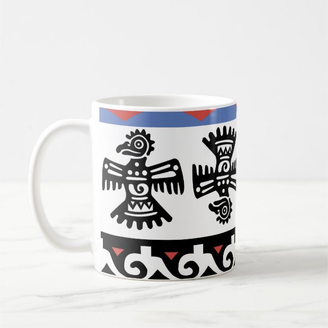 Mug Illustration ethnique des Amérindiens (Gauche)