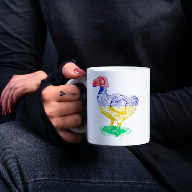 Mug Illustration Exotique Dodo Oiseau Extinct Maurice (Créateur téléchargé)