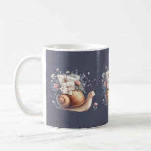 Mug Illustration florale pastel de courriel mignon esc