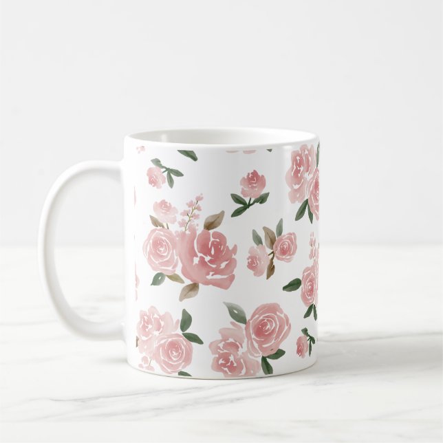 Mug Illustration Graphique de Chouette Colorée (Gauche)