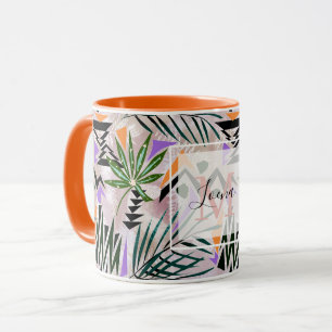 Mug Illustration hawaïenne tropicale brillante, Co. à