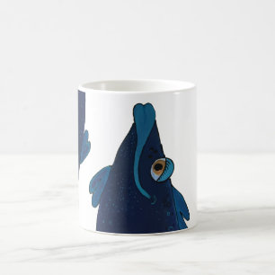 Mug Illustration lunatique et adorable de poissons