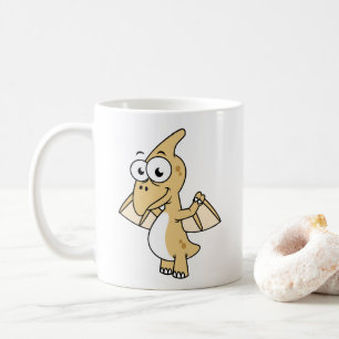 Mug Illustration Mignonne D'Un Pterodactyl. 2