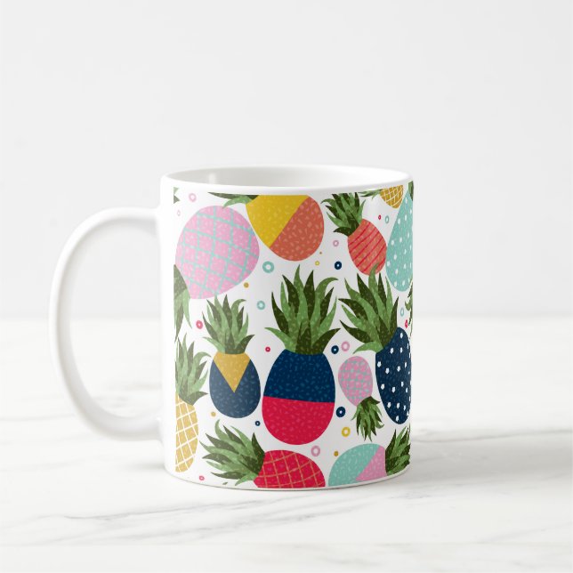 Mug Illustration motif sans ananas, colorée  (Gauche)