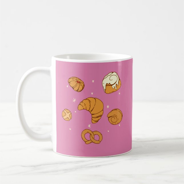 Mug Illustration of bread  (Gauche)