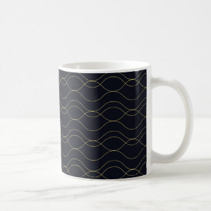 Mug Illustration ondulée élégante, simple, cool, tenda