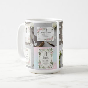 Mug Illustration personnalisée de la mariée et du mari