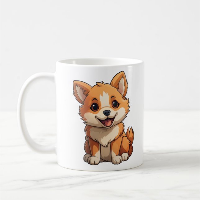 Mug Illustration pour chien de dessin (Gauche)