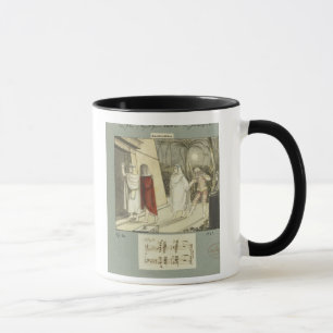 Mug Illustration pour la cannelure magique de Mozart