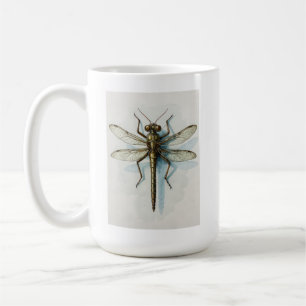 Mug Illustration Scientifique Vintage de Libellule Nat