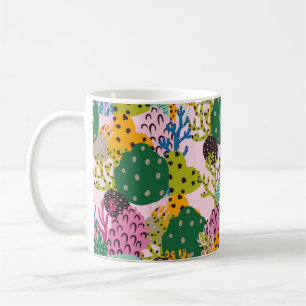 Mug Illustration sous-marine brillante motif avec beau