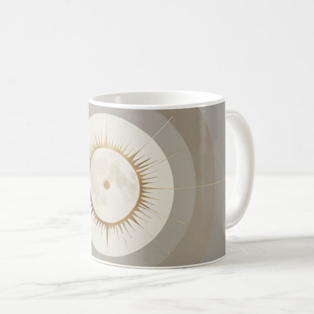 Mug Illustration symbolique minimale représentant l'éq (Devant droit)