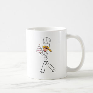 Mug Illustration unique de chef de fille