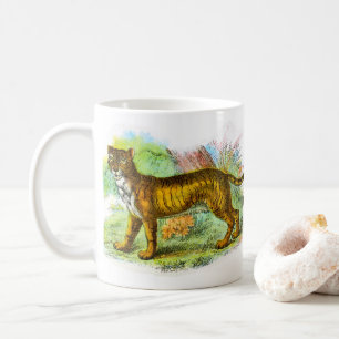 Mug Illustration vintage D'Animal De Lion Ou De Lion T