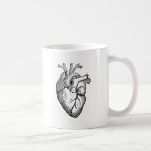 Mug Illustration vintage de coeur