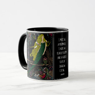 Mug Illustration vintage de la petite sirène Harry Cl