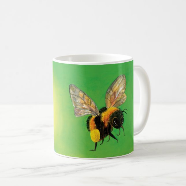 Mug Illustration volante Bumblebee (Devant droit)