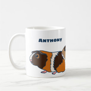 Mug Illustrations de Chiens de Guinée Animaux