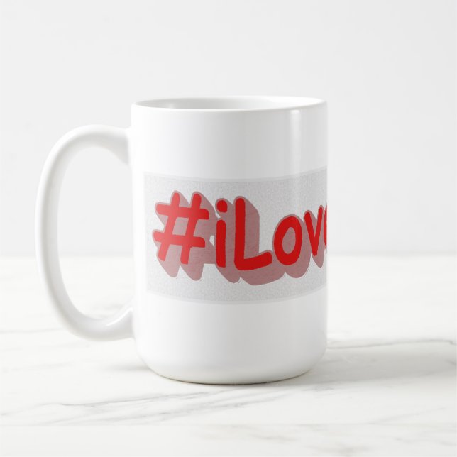 Mug "#iLoveIllinois" Joli design. Acheter maintenant (Gauche)